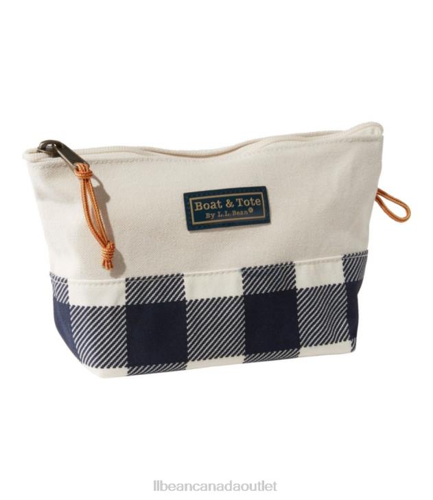 Accessories Bright Navy Buffalo H8XZ6744 Boat and Tote Zip Pouch Unisex L.L.Bean - Image 1