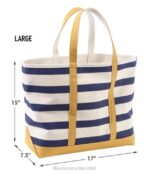 Accessories Bright Navy Sailor Stripe H8XZ2340 Boat and Tote Unisex L.L.Bean - Image 4