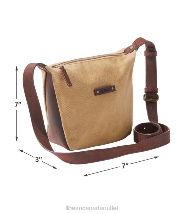 Accessories Classic Navy H8XZ2358 Waxed Canvas Crossbody Unisex L.L.Bean - Image 5
