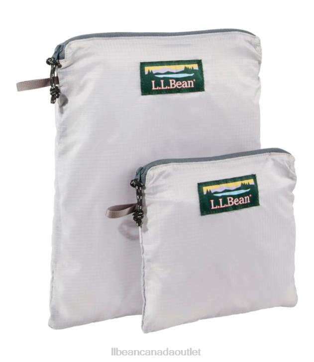 accessories_cool_silver_h8xz2380_zip_pouch_set_unisex_l_l_bean.jpg Accessories Cool Silver H8XZ2380 Zip Pouch Set Unisex L.L.Bean - Image 1