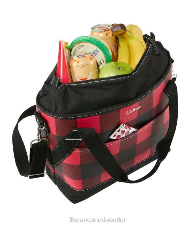 Accessories Mountain Red Buffalo Plaid H8XZ4297 Insulated Tote Unisex L.L.Bean - Image 5