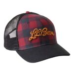 Accessories Mountain Red Buffalo Plaid H8XZ645 Trucker Hat Logo Men L.L.Bean