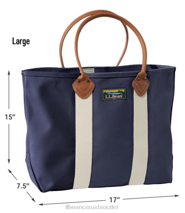 Accessories Rust Orange/Antique Gold H8XZ6224 Leather-Handle Katahdin Boat and Tote Unisex L.L.Bean - Image 4