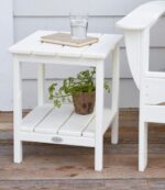 Backyard & Patio Classic Navy H8XZ2514 All-Weather Square Side Table Unisex L.L.Bean - Image 2