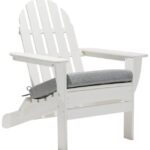 Backyard & Patio Gray H8XZ4503 Adirondack Chair Seat Textured Cushion Unisex L.L.Bean