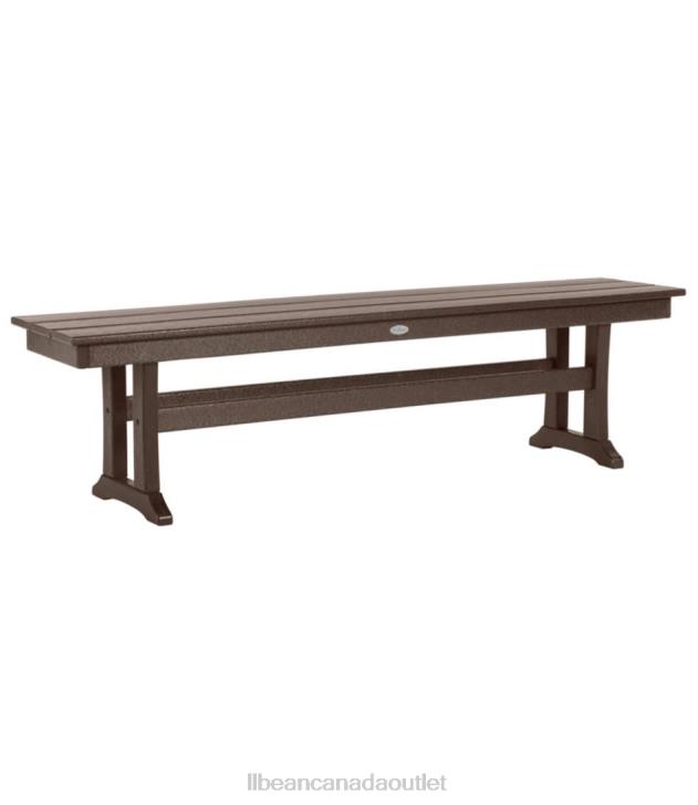 backyard_patio_mahogany_h8xz5600_all_weather_farmhouse_bench_unisex_l_l_bean.jpg Backyard & Patio Mahogany H8XZ5600 All-Weather Farmhouse Bench Unisex L.L.Bean - Image 1