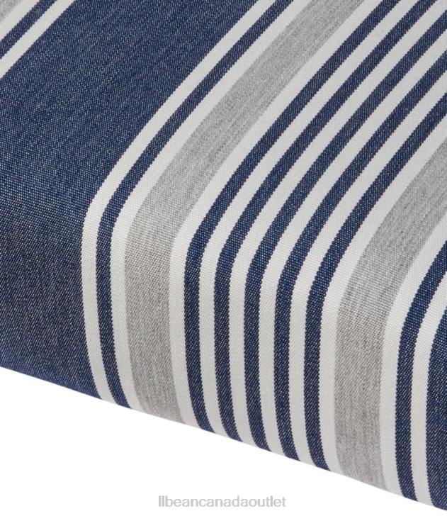 Backyard & Patio Navy/Gray Multi H8XZ2618 Casco Bay Adirondack Chair Seat Cushion Stripe Unisex L.L.Bean - Image 4