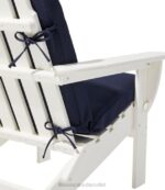 Backyard & Patio Navy H8XZ2651 Adirondack Chair Seat and Back Textured Cushion Unisex L.L.Bean - Image 2