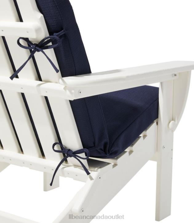 Backyard & Patio Navy H8XZ2651 Adirondack Chair Seat and Back Textured Cushion Unisex L.L.Bean - Image 2