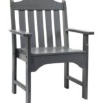 Backyard & Patio Slate Gray H8XZ5614 All-Weather Garden Chair Unisex L.L.Bean