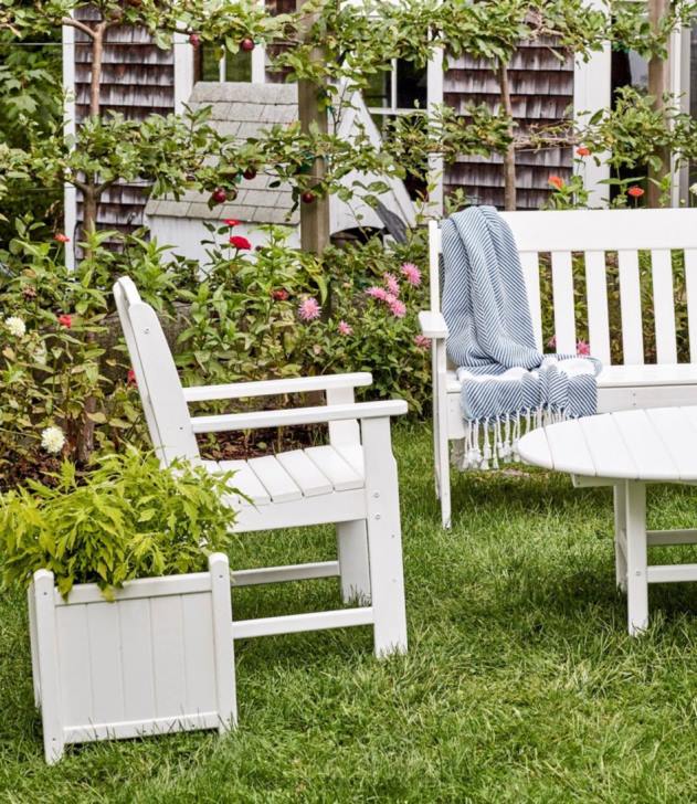 Backyard & Patio Slate Gray H8XZ5614 All-Weather Garden Chair Unisex L.L.Bean - Image 3