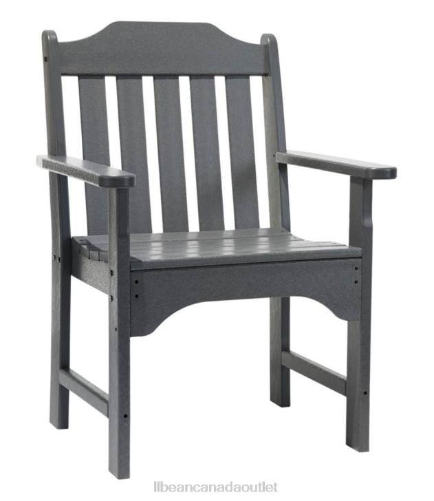 Backyard & Patio Slate Gray H8XZ5614 All-Weather Garden Chair Unisex L.L.Bean - Image 1