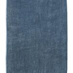 Bath Slate Blue H8XZ2615 Organic Textured Cotton Bath Mat Unisex L.L.Bean