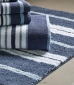 Bath Slate H8XZ4437 Premium Cotton Bath Mat Multistripe Unisex L.L.Bean - Image 2