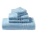 Bath Surf Blue H8XZ7324 Organic Cotton Towel Unisex L.L.Bean