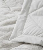 Bedding Cream H8XZ4459 Ultraplush Primaloft Blanket Unisex L.L.Bean - Image 2