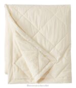 Bedding Cream H8XZ4459 Ultraplush Primaloft Blanket Unisex L.L.Bean