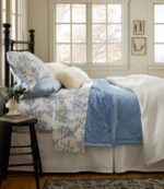 Bedding Cream H8XZ4459 Ultraplush Primaloft Blanket Unisex L.L.Bean - Image 3