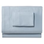 Bedding Foggy Blue H8XZ5616 Organic Flannel Sheet Collection Unisex L.L.Bean