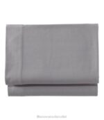 Bedding Frost Gray H8XZ7326 Ultrasoft Comfort Flannel Sheet Fitted Unisex L.L.Bean