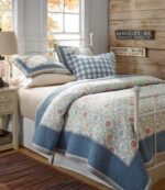 Bedding Multi H8XZ2472 Botanical Border Quilt Collection Unisex L.L.Bean - Image 5