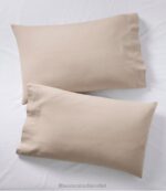 Bedding Shell Khaki H8XZ6368 Organic Flannel Sheet Collection Unisex L.L.Bean - Image 2