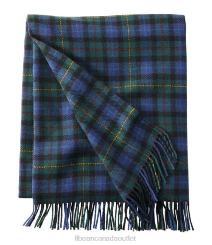 Bedding Smith H8XZ5550 Washable Wool Throw Unisex L.L.Bean