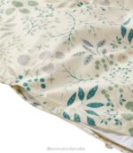 Bedding White/Floral H8XZ4559 280-Thread-Count Pima Cotton Percale Comforter Cover Collection Print Unisex L.L.Bean - Image 3