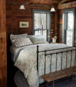 Bedding White/Floral H8XZ4559 280-Thread-Count Pima Cotton Percale Comforter Cover Collection Print Unisex L.L.Bean - Image 6