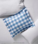 Bedding White/Vapor Gray H8XZ2730 280-Thread-Count Pima Percale Comforter Cover Collection Check Unisex L.L.Bean - Image 4