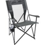 Camping Furniture Dark Graphite H8XZ4165 Easy Comfort Camp Chair Max Unisex L.L.Bean