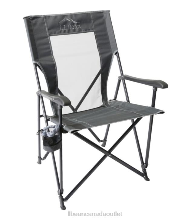 camping_furniture_dark_graphite_h8xz4165_easy_comfort_camp_chair_max_unisex_l_l_bean.jpg Camping Furniture Dark Graphite H8XZ4165 Easy Comfort Camp Chair Max Unisex L.L.Bean - Image 1