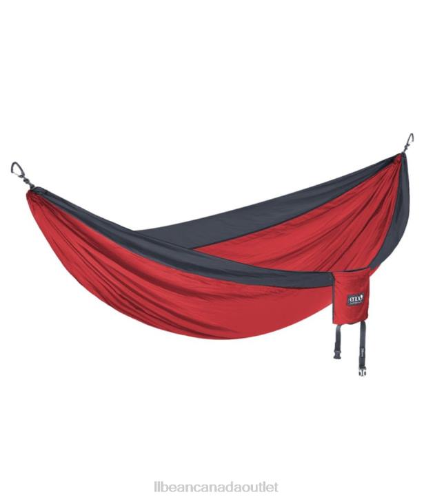 Camping Furniture Red/Charcoal H8XZ5289 ENO DoubleNest Hammock Unisex L.L.Bean - Image 1