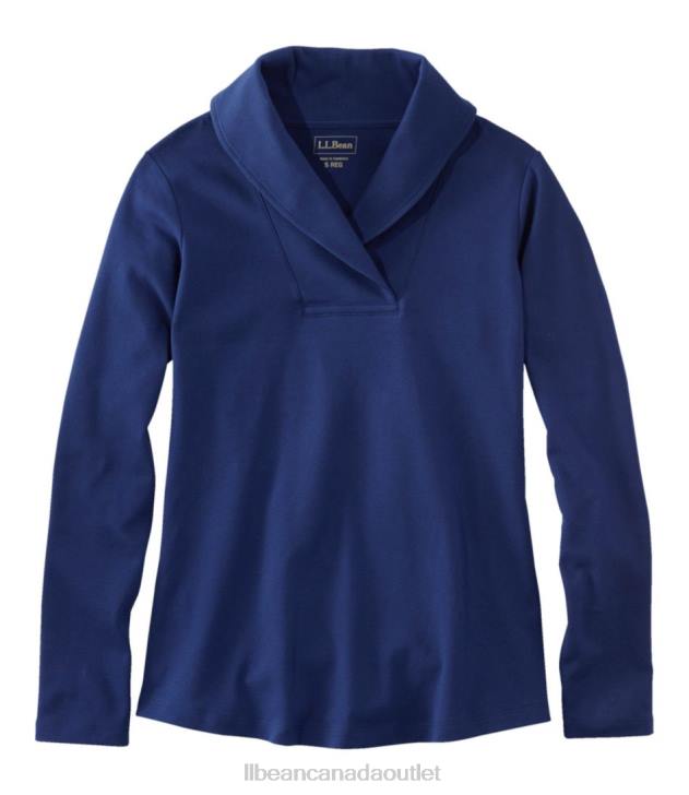 clothing_alpine_blue_h8xz63_pullover_women_l_l_bean.jpg Clothing Alpine Blue H8XZ63 Pullover Women L.L.Bean - Image 1