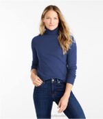 Clothing Alpine Blue H8XZ6911 Interlock Turtleneck Women L.L.Bean - Image 2