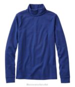 Clothing Alpine Blue H8XZ6911 Interlock Turtleneck Women L.L.Bean