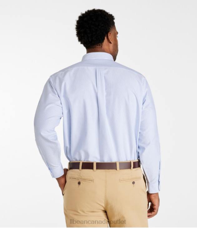 Clothing Arctic Blue H8XZ3511 Wrinkle-Free Classic Oxford Cloth Shirt Men L.L.Bean - Image 5
