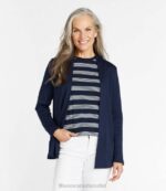 Clothing Azalea H8XZ5654 Pima Cotton Open Cardigan Women L.L.Bean - Image 2