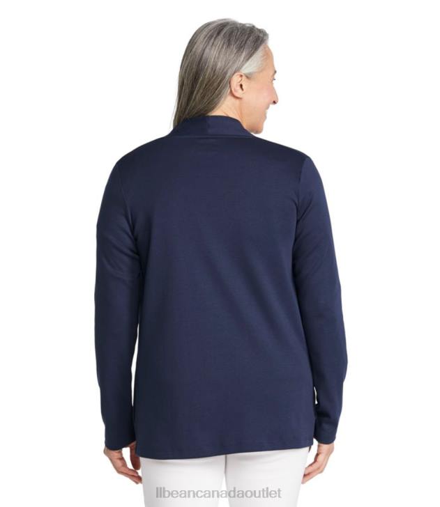 Clothing Azalea H8XZ5654 Pima Cotton Open Cardigan Women L.L.Bean - Image 3