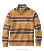 Clothing Barley Multi H8XZ170 Quilted Sweatshirt Men L.L.Bean