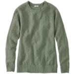 Clothing Bay Leaf H8XZ7170 Midweight Cotton Slub Rollneck Pullover Women L.L.Bean