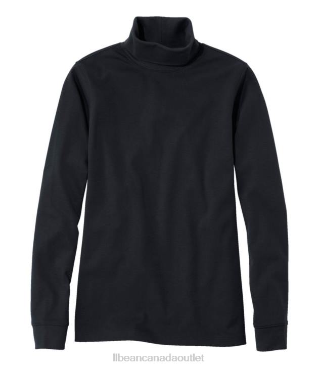 clothing_black_h8xz3000_interlock_turtleneck_women_l_l_bean.jpg Clothing Black H8XZ3000 Interlock Turtleneck Women L.L.Bean - Image 1