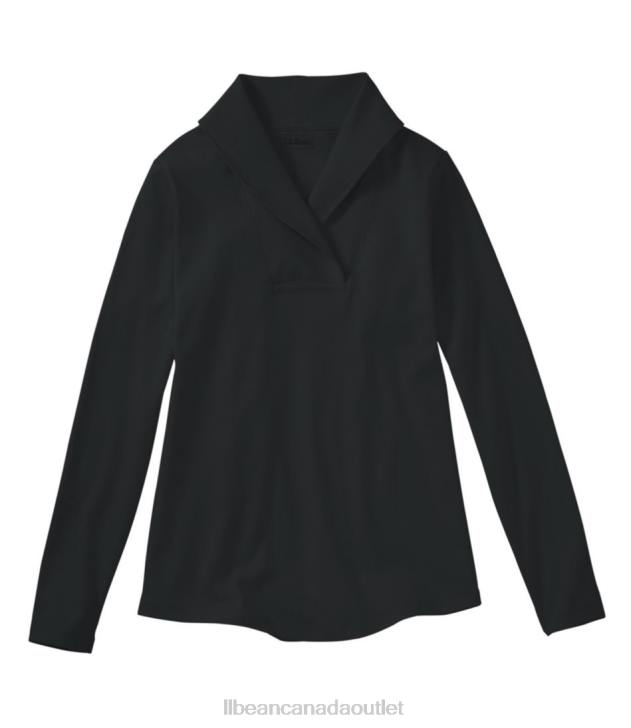 clothing_black_h8xz6440_pullover_women_l_l_bean.jpg Clothing Black H8XZ6440 Pullover Women L.L.Bean - Image 1