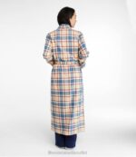 Clothing Black Watch H8XZ3341 Scotch Plaid Flannel Robe Women L.L.Bean - Image 3