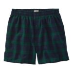 Clothing Black Watch Tartan H8XZ4823 Scotch Plaid Flannel Boxers Men L.L.Bean