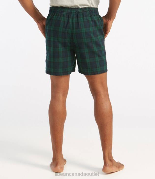 Clothing Black Watch Tartan H8XZ4823 Scotch Plaid Flannel Boxers Men L.L.Bean - Image 3
