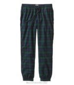 Clothing Black Watch Tartan H8XZ4924 Scotch Plaid Flannel Jogger Pants Men L.L.Bean