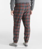 Clothing Black Watch Tartan H8XZ4924 Scotch Plaid Flannel Jogger Pants Men L.L.Bean - Image 5