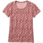 Clothing Blush Geo H8XZ4731 Streamside Tee Women L.L.Bean