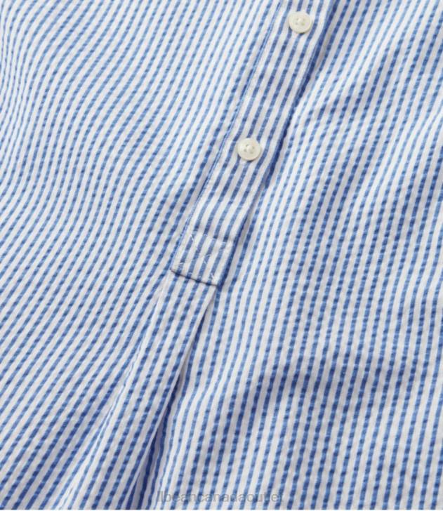 Clothing Bright Capri H8XZ6416 Vacationland Seersucker Shirt Women L.L.Bean - Image 4